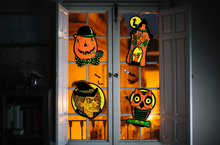 Load image into Gallery viewer, Set of 4 Illuminated Halloween Blowmold Cutout Set - Series 2
