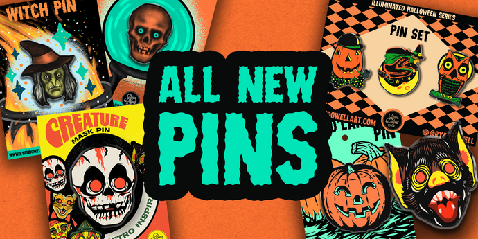 All New Acrylic Pins!