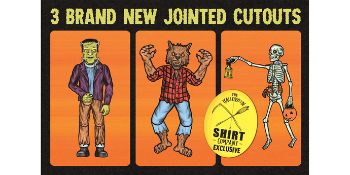 New Jointed Cutouts Exclusive to The Halloween Shirt Company