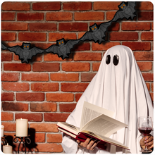 Load image into Gallery viewer, Jointed Halloween Flying Bats Cutout Banner
