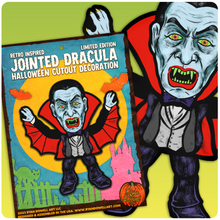 Load image into Gallery viewer, Jointed Halloween Dracula Cutout Decoration
