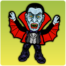 Load image into Gallery viewer, Jointed Halloween Dracula Cutout Decoration
