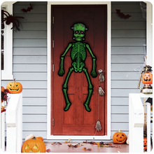 Load image into Gallery viewer, Frankenstein Monster Skeleton Jointed Halloween Cutout Decoration

