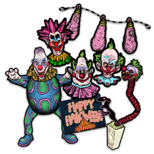 Load image into Gallery viewer, Killer Klowns from Outer Space Retro Inspired Decorama Decoration Collector&#39;s Set
