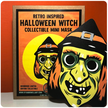 Load image into Gallery viewer, Retro Inspired Halloween Witch Costume Box Collectible Figurine Set
