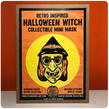 Load image into Gallery viewer, Retro Inspired Halloween Witch Costume Box Collectible Figurine Set
