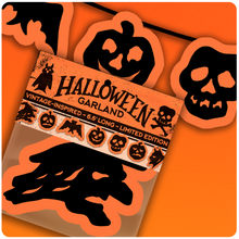 Load image into Gallery viewer, Vintage-Inspired Hallowe&#39;en Silhouette Banner

