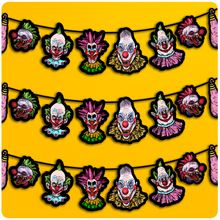 Load image into Gallery viewer, Killer Klowns from Outer Space Horror Character Cutout Banner
