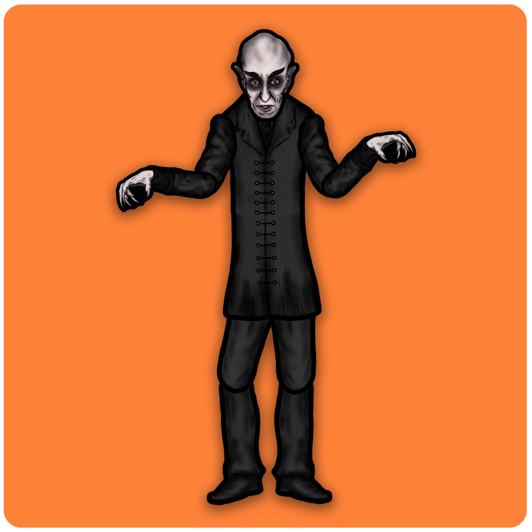 Deluxe Jointed Nosferatu Count Orlock Cutout Decoration