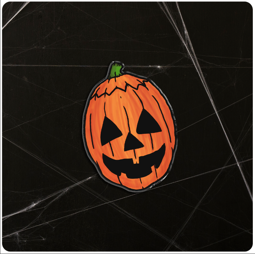 Halloween III Silver Shamrock Jack-O-Lantern Lapel Pin