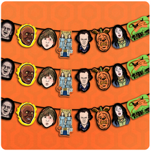 Load image into Gallery viewer, Retro Inspired The Shining Horror Character Cutout Banner

