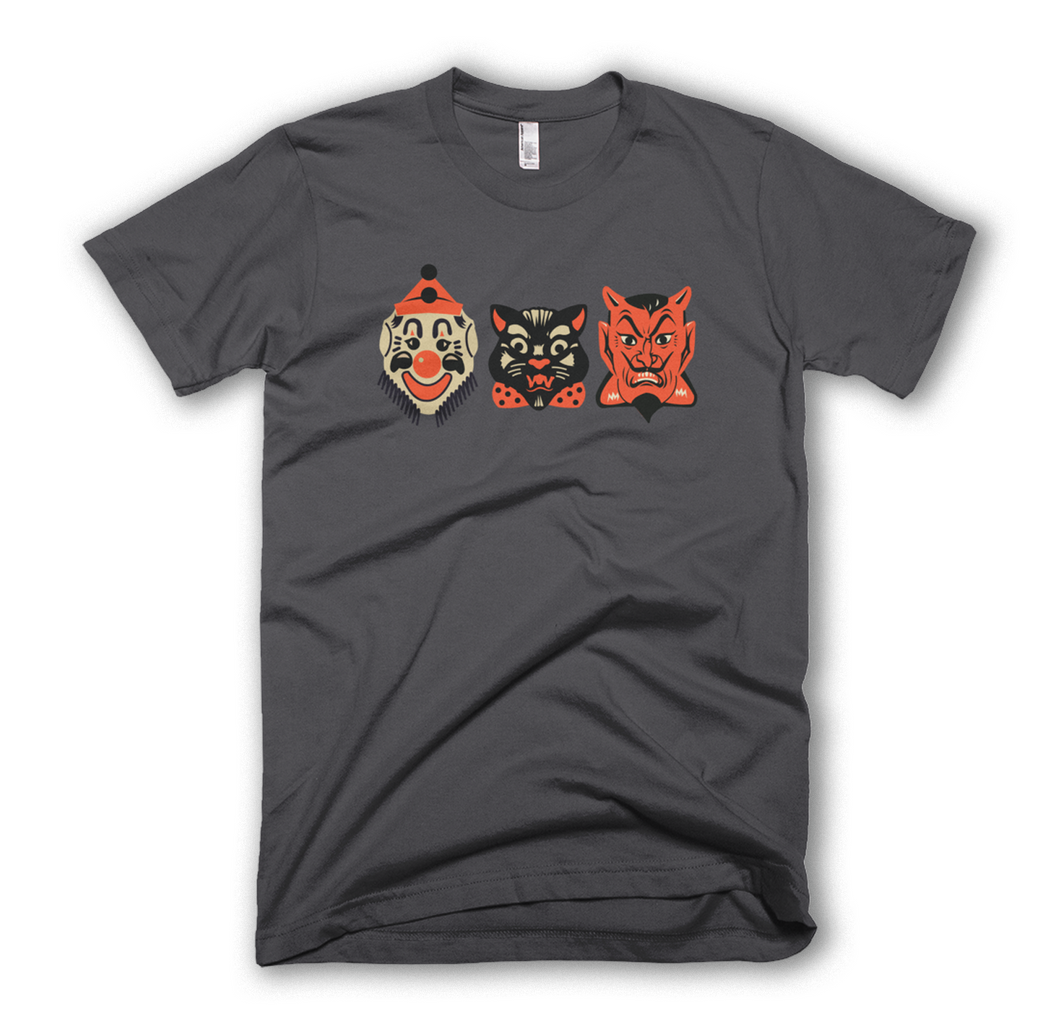 Classic Vintage Style Halloween Heads T-Shirt