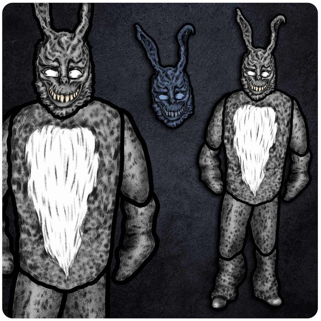 Donnie Darko Frank the Bunny Cutout & Jointed Cutout Set