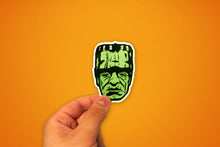 Load image into Gallery viewer, Frankenstein Monster Head Vinyl Sticker
