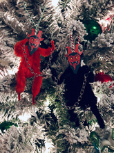 Load image into Gallery viewer, Chenille Stem Krampus Christmas Tree Ornament Sets
