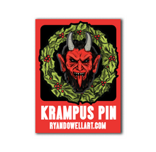 Load image into Gallery viewer, Krampus Christmas Lapel Pin
