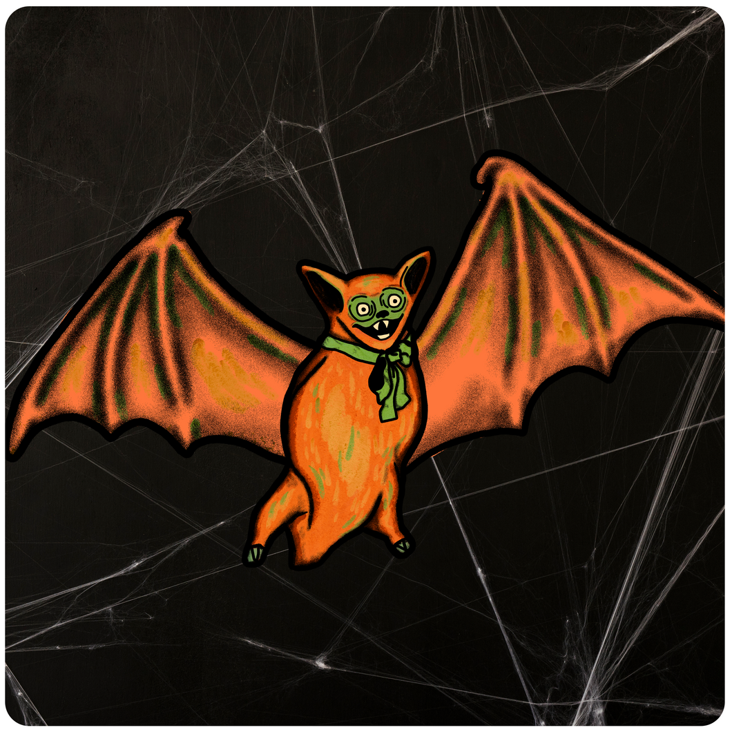 Large Jointed Flying Bat Halloween Decoration