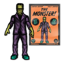 Load image into Gallery viewer, Retro Inspired Halloween Jointed Cutout Frankenstein Monster Decoration
